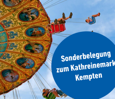 Kathreinemarkt Kempten 2026: Sonderbussteigbelegung am Zentrum