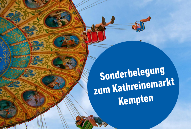 Kathreinemarkt Kempten 2026: Sonderbussteigbelegung am Zentrum